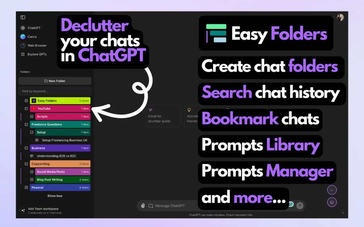 Сайт Easy Folders