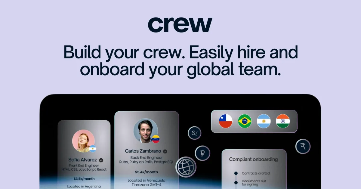 Сайт Crew
