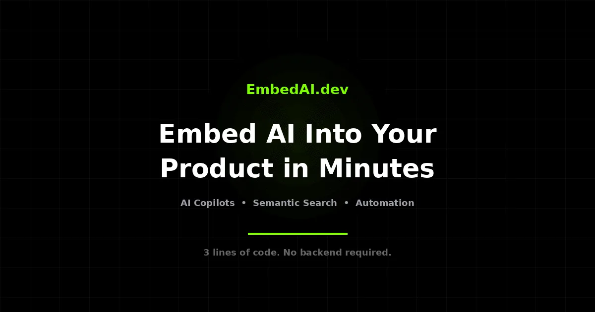 Сайт EmbedAI