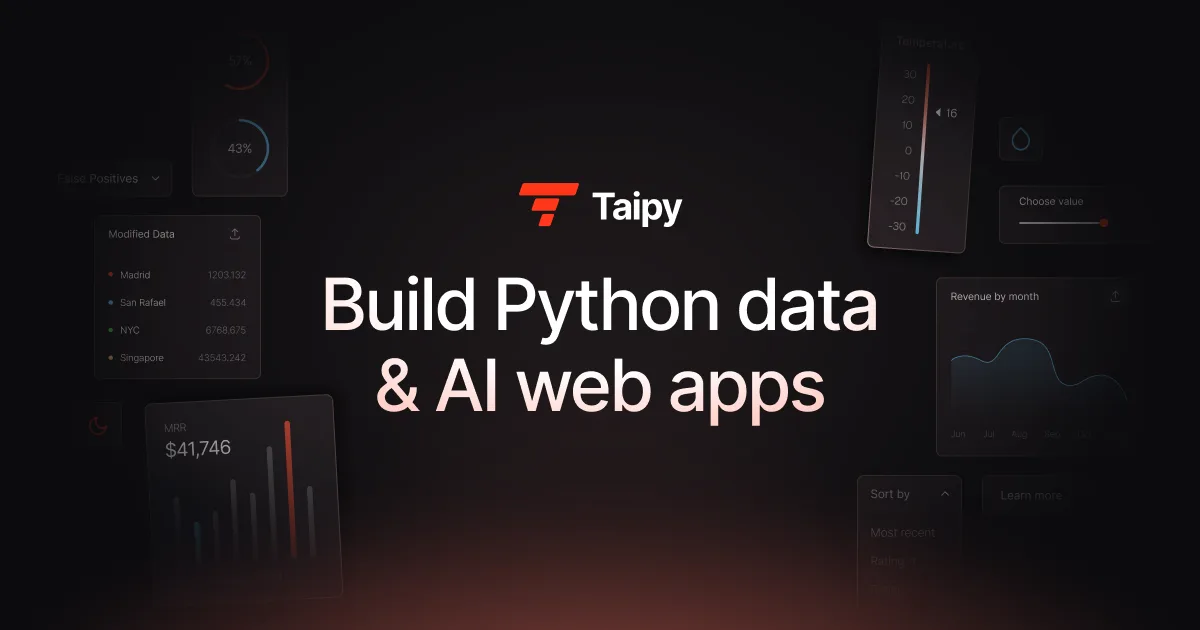 Сайт Taipy
