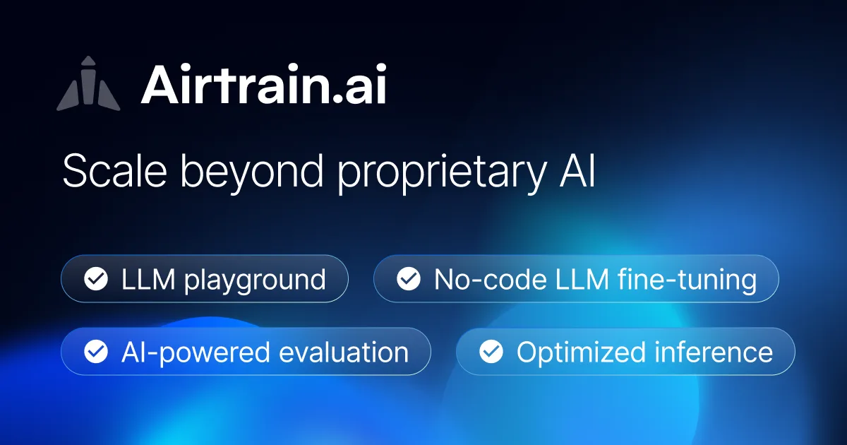 Сайт Airtrain.ai