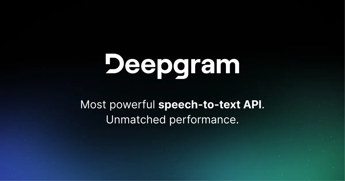 Сайт Deepgram