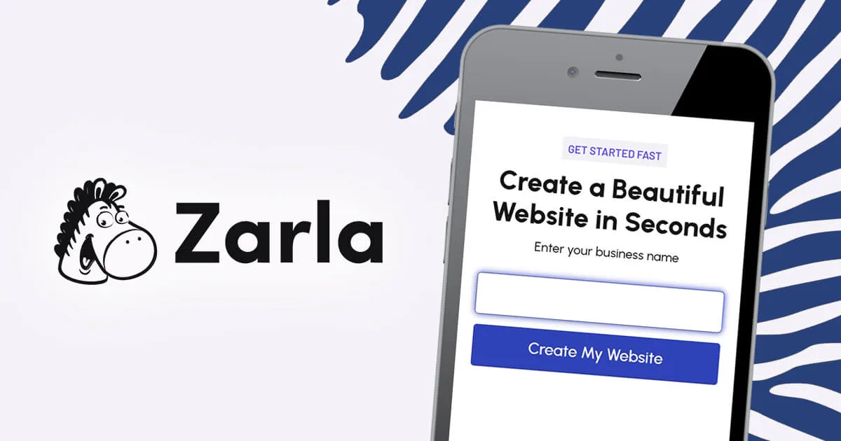 Сайт Zarla AI Website Builder