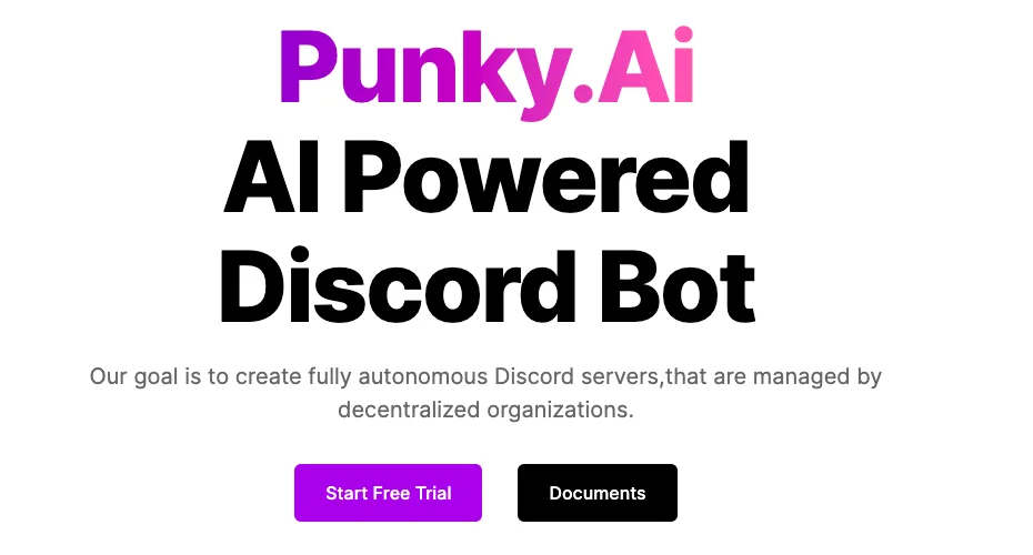 Сайт Punky Ai