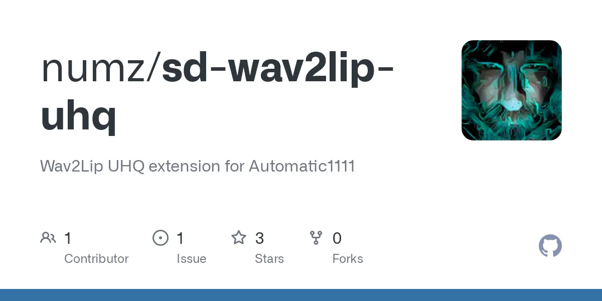 Сайт Wav2Lip for Automatic1111