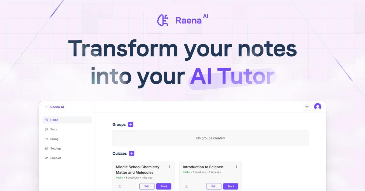 Сайт Raena AI