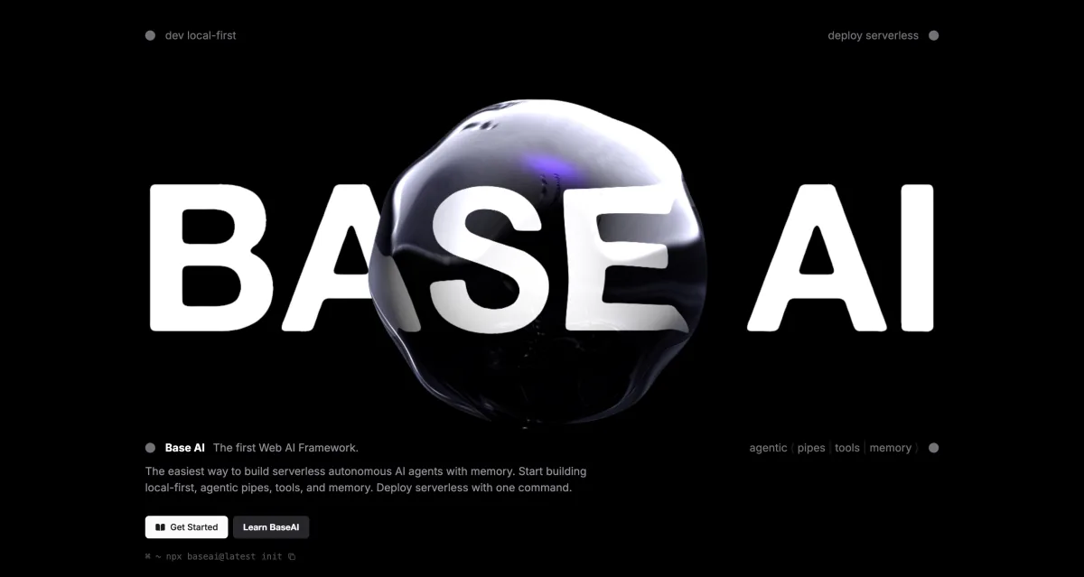 Сайт BaseAI