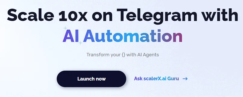 Сайт ScalerX.ai