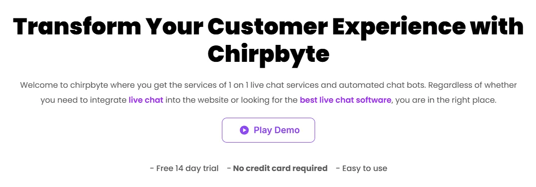 Сайт Chirpbyte