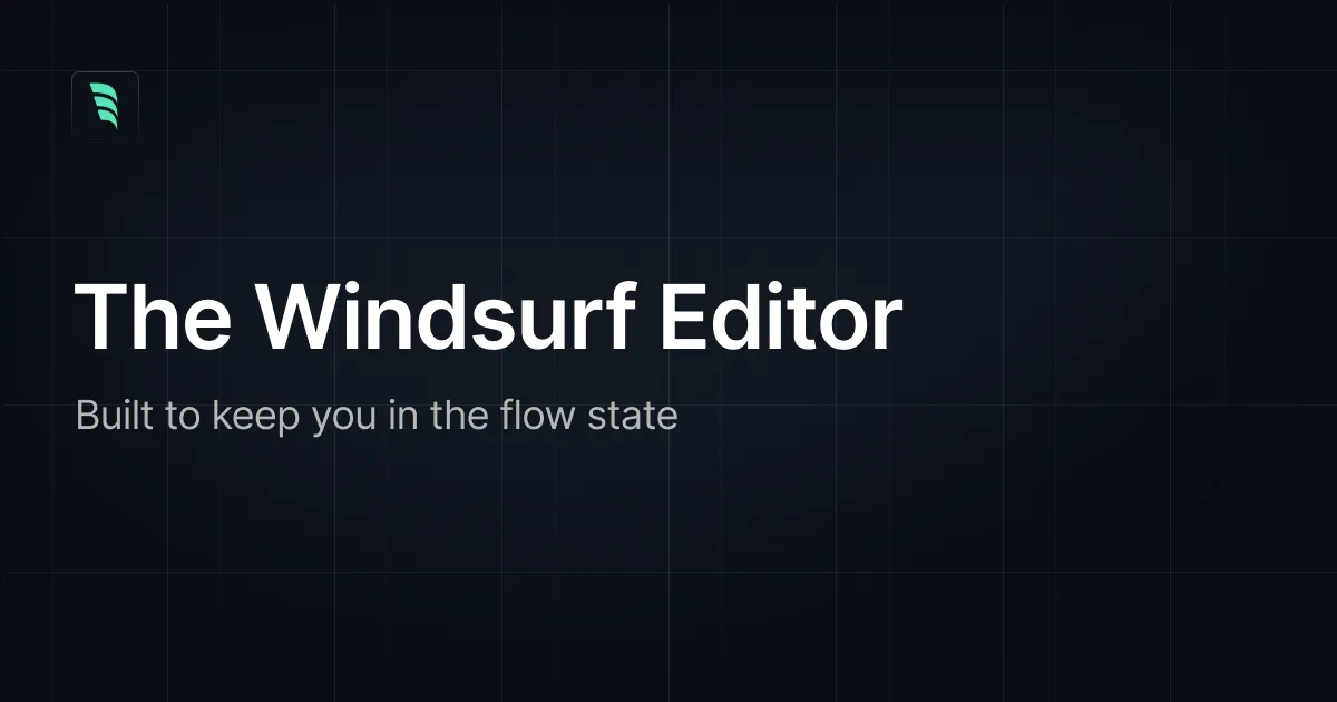 Сайт Windsurf Editor