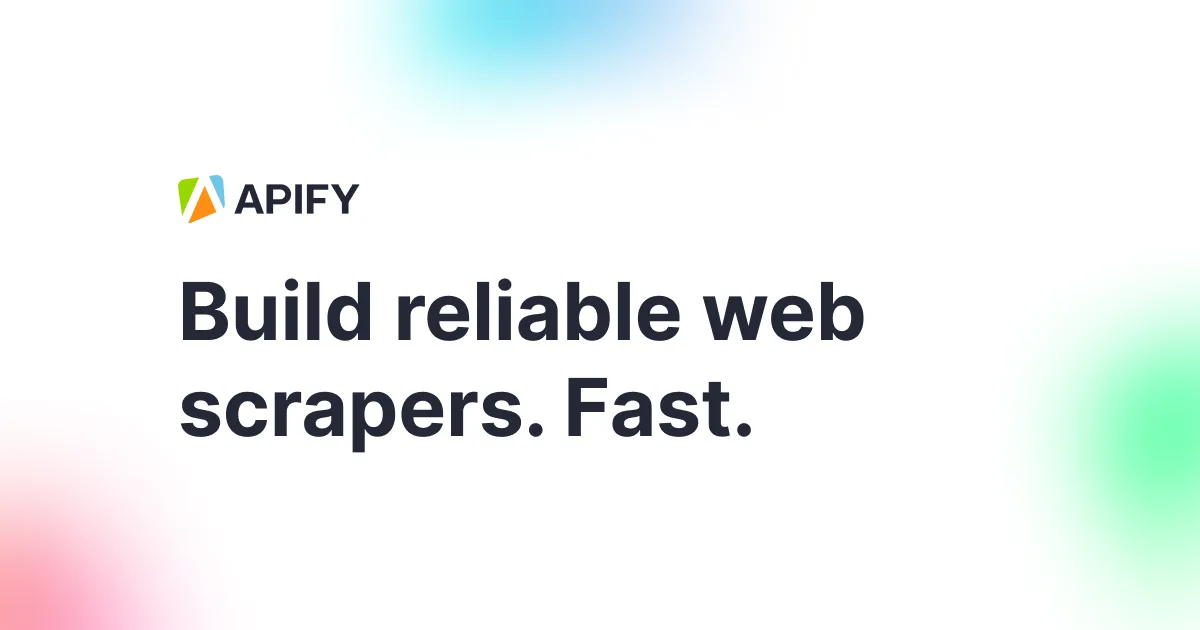 Сайт Apify