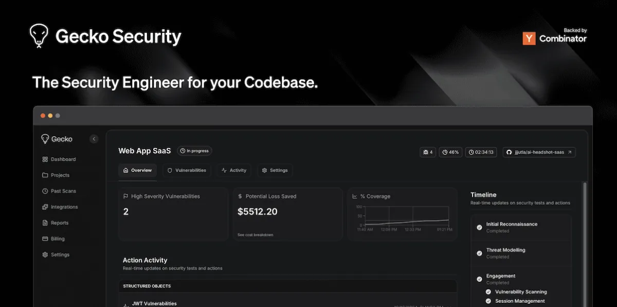 Сайт Gecko Security