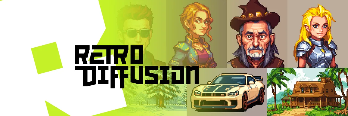 Сайт Retro Diffusion