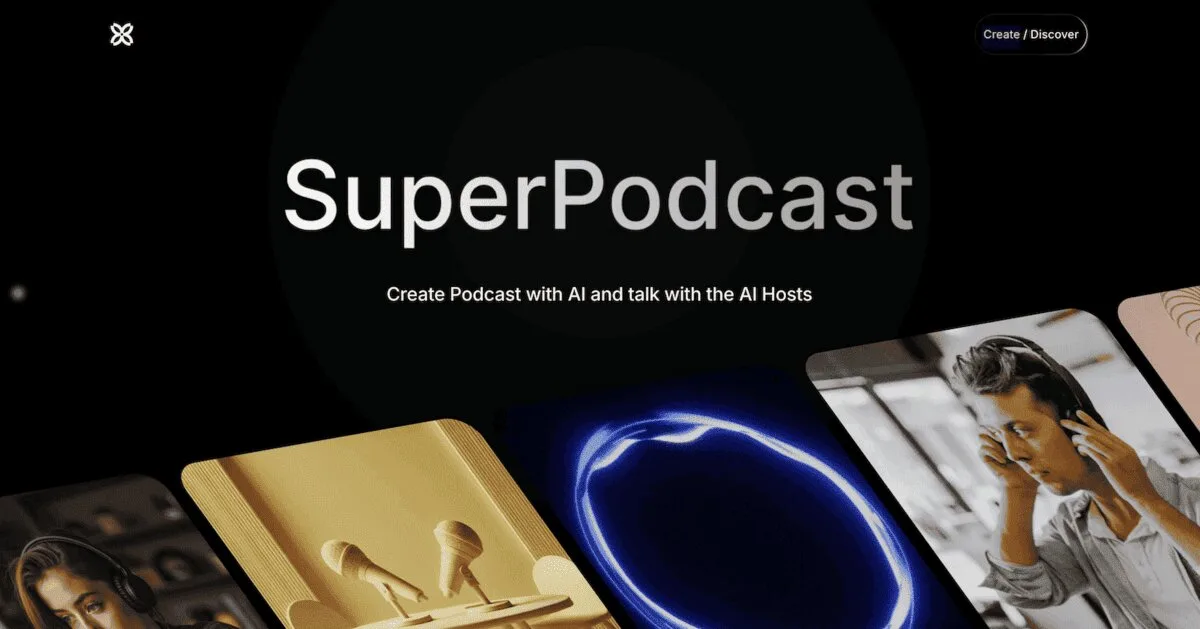 Сайт SuperPodcast.ai