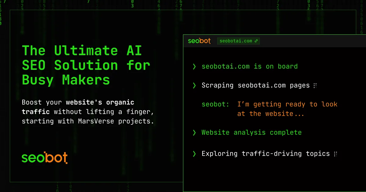 Сайт SEObot