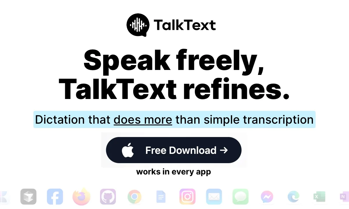Сайт TalkText