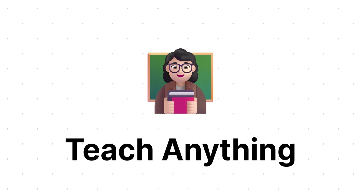 Сайт Teach Anything