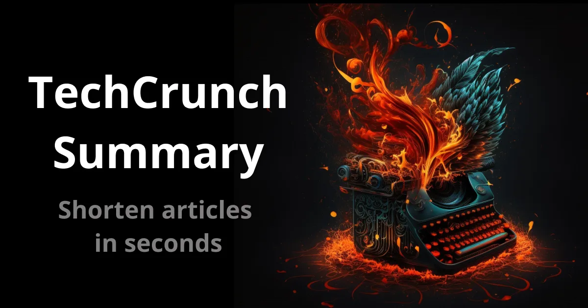 Сайт TechCrunch Summarizer
