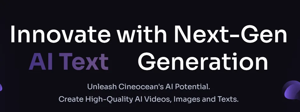 Сайт Cineocean AI
