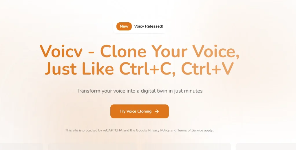 Сайт VoicV
