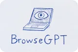 Логотип BrowseGPT