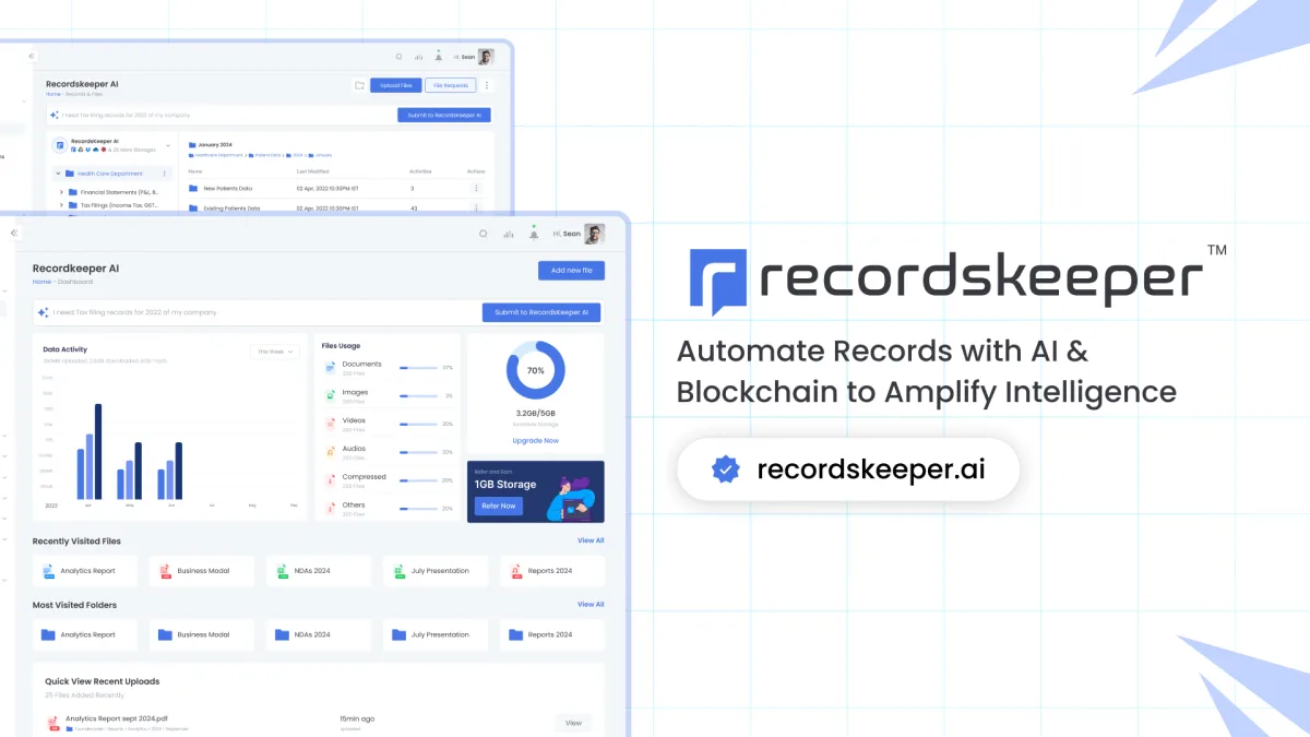 Сайт RecordsKeeper.AI