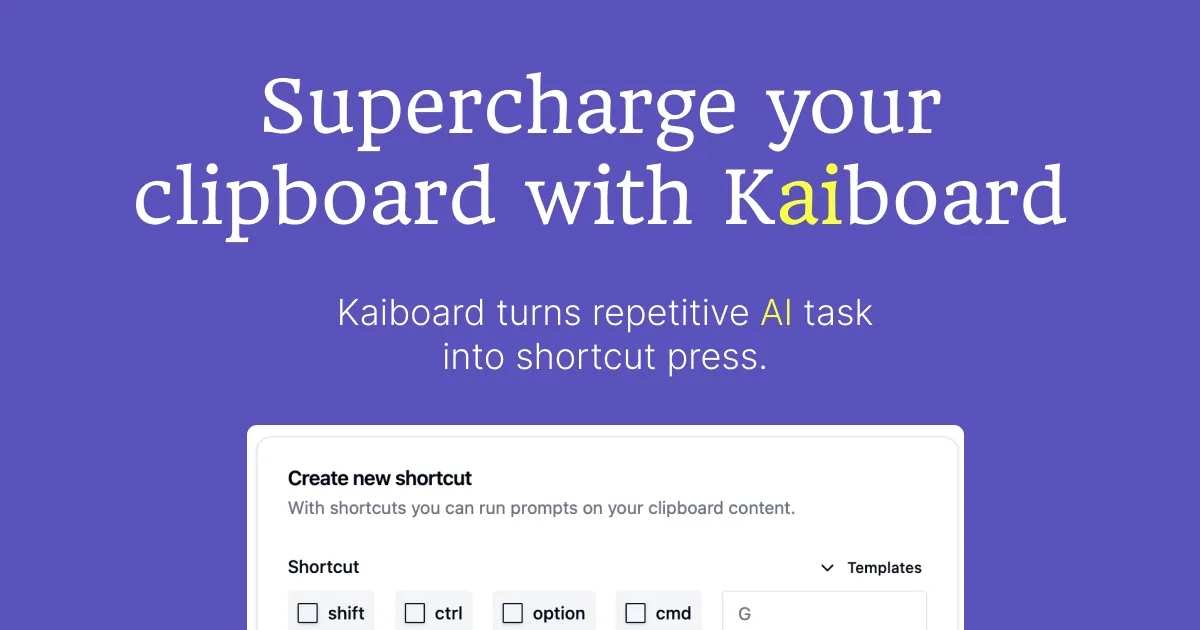 Сайт Kaiboard