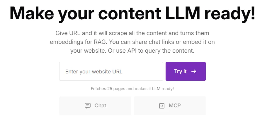 Сайт CrawlChat