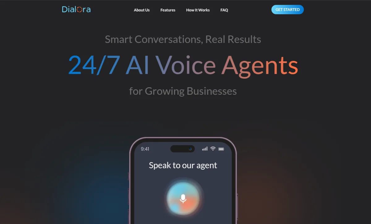 Сайт Dialora.ai