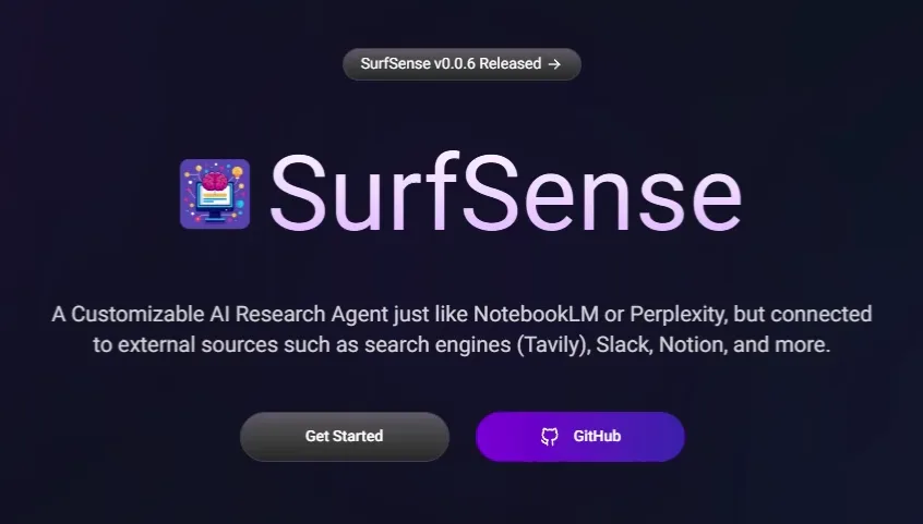 Сайт SurfSense