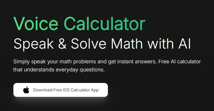 Сайт Voice Calculator