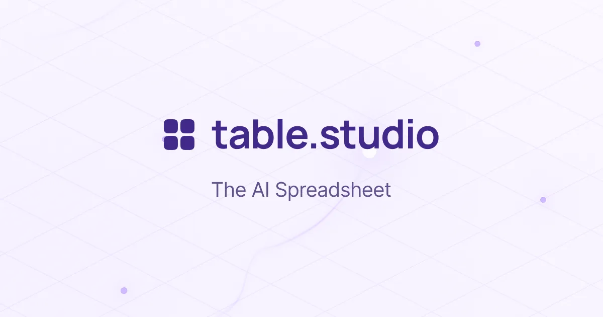 Сайт Table Studio