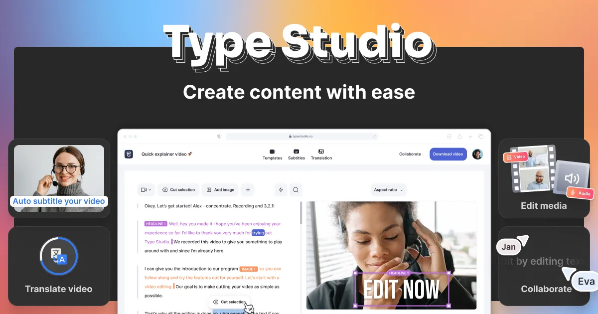 Сайт Type Studio
