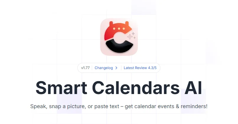 Сайт Smart Calendars AI