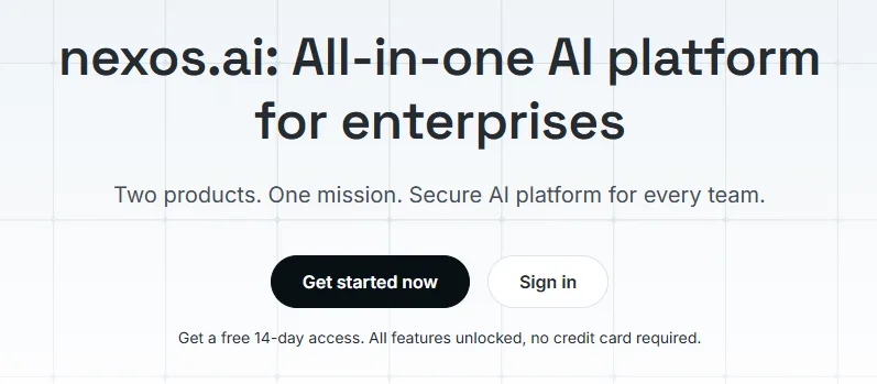 Сайт nexos.ai