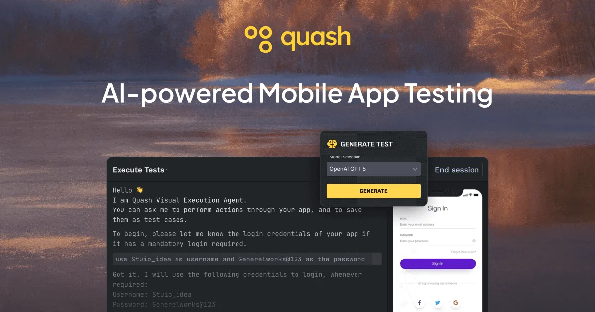 Сайт Quash