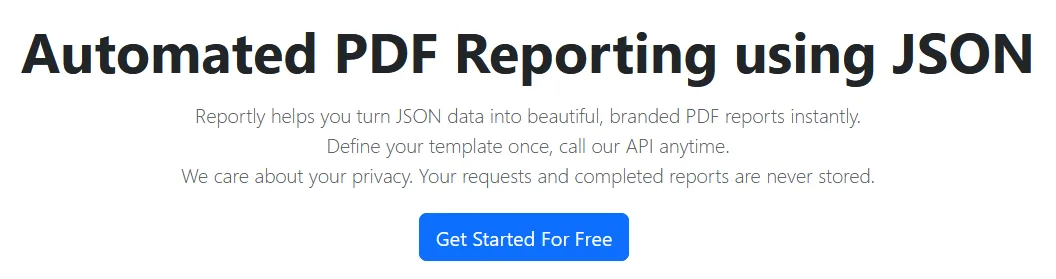 Сайт Reportly