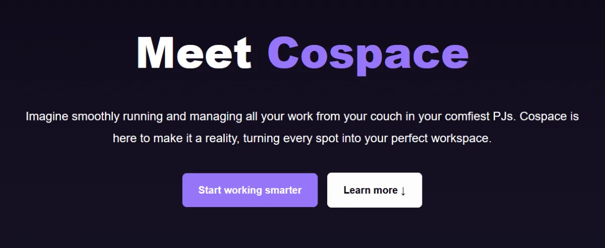 Сайт Cospace