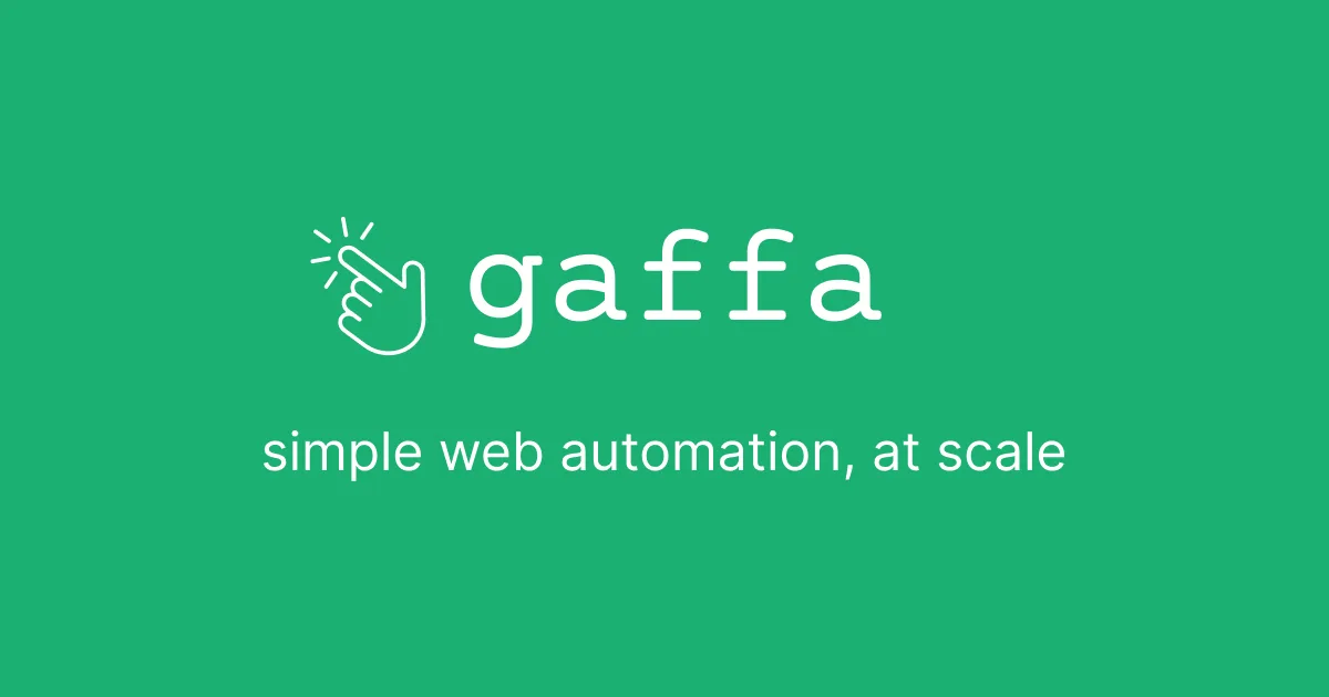 Сайт Gaffa