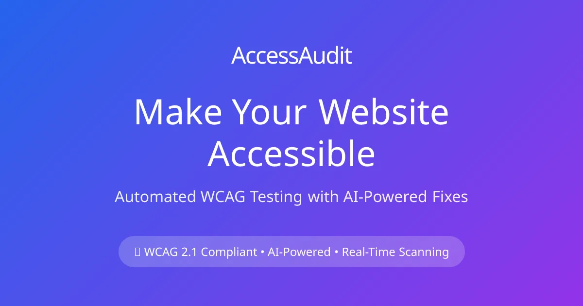 Сайт AccessAudit