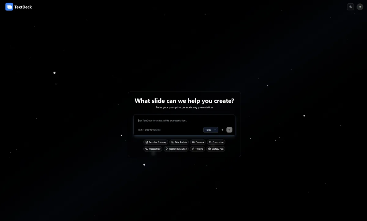 Сайт TextDeck