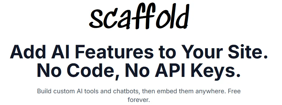 Сайт Scaffold
