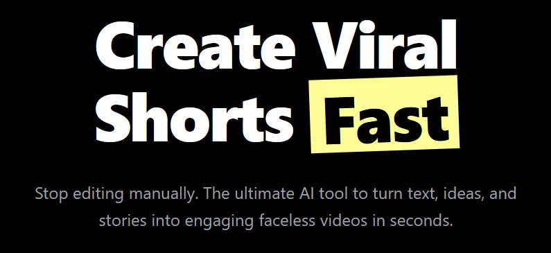 Сайт FastShort AI