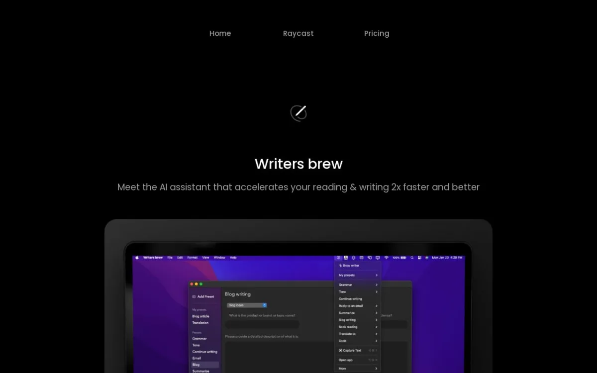 Сайт Writers brew