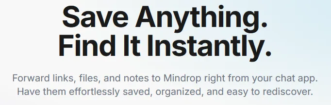 Сайт Mindrop