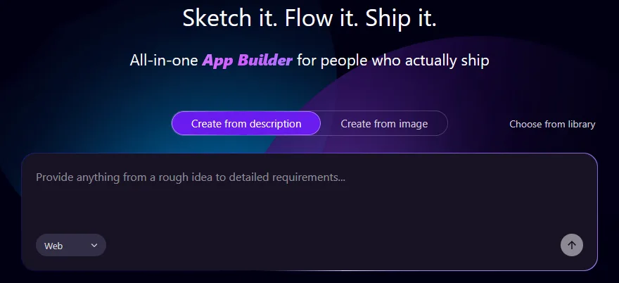 Сайт Sketchflow