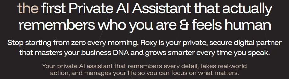 Сайт Roxy AI