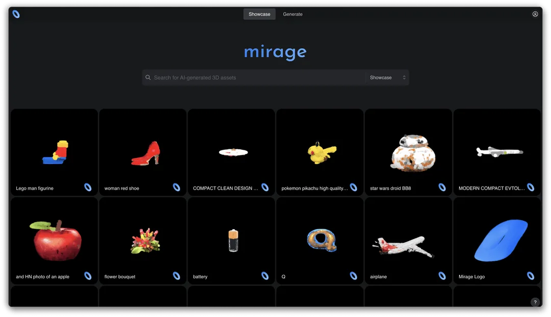 Сайт Mirage