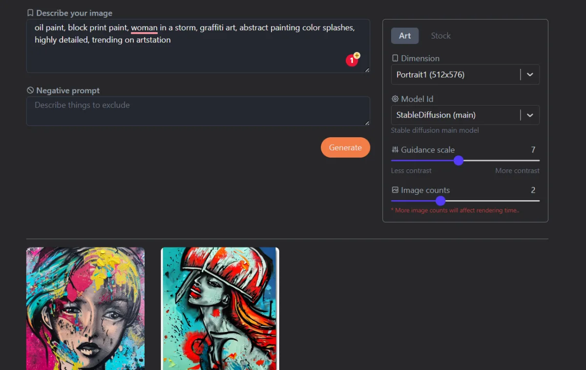 Сайт InstantArt