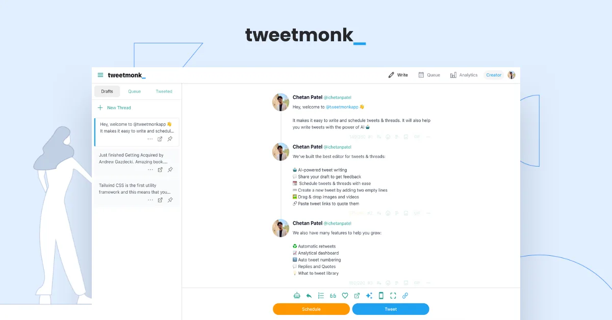 Сайт Tweetmonk